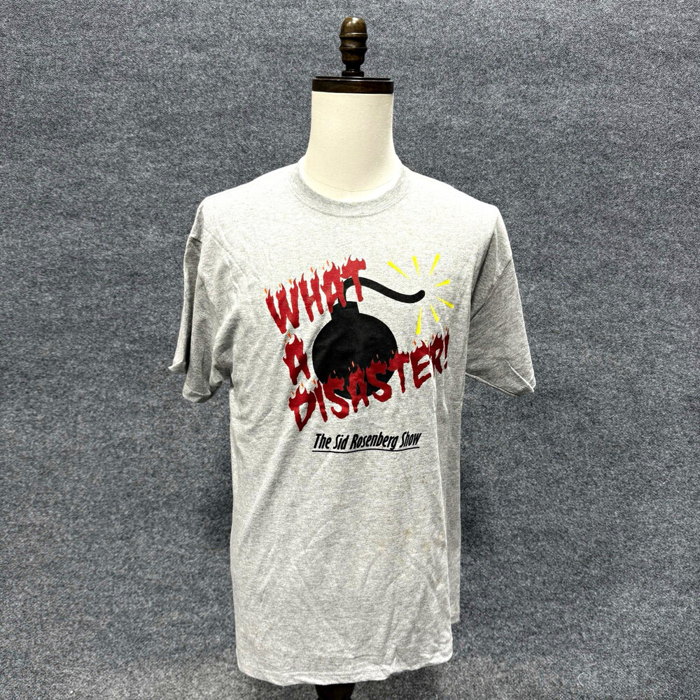 Vintage Sid Rosenberg Show What A Disaster T Shirt Men’s Large Hanes Heavyweight